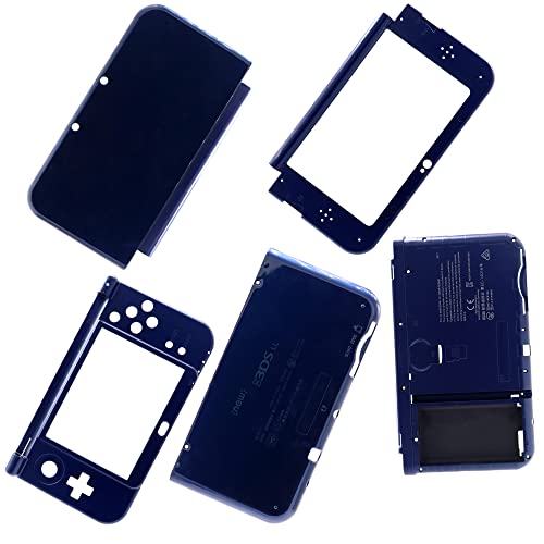 Deal4GO Full Housing Shell Cover kit Front and Back Faceplate Middle LCD Frame Replacement for Nintendo New 3DS XL/New 3DS LL 2015 (Blue)