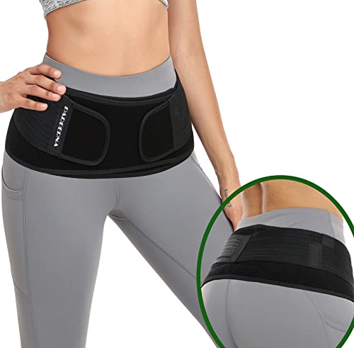 Sacroiliac SI Hip Belt for Women Men SI Joint Hip Belt Lower Back Support Brace Hip Braces for Hip Pain Pelvic Support Belt Adjustable Sciatica Pelvis Lumbar Pain Relief Trochanter