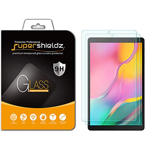 Supershieldz (2 Pack) Designed for Samsung Galaxy Tab A 10.1 (2019) (SM-T510 Model) Screen Protector, (Tempered Glass) Anti Scratch, Bubble Free
