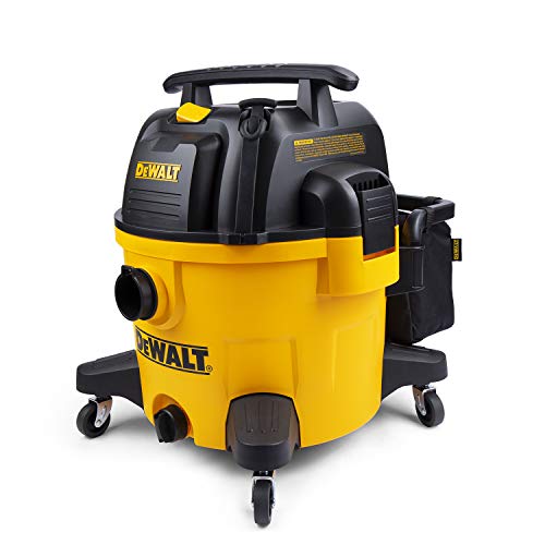 DEWALT 9 Gallon Wet/Dry VAC, Heavy-Duty Shop Vacuum with Attachments, 5 Peak HP, with Blower Function, DXV09PA