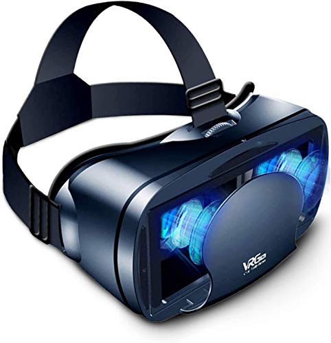 VR Headset Virtual Reality VR 3D Glasses VR Set Incl 3D Virtual Reality Goggles, Controller, Adjustable VR Glasses - Compatible with iPhone and Android Support 7 inch