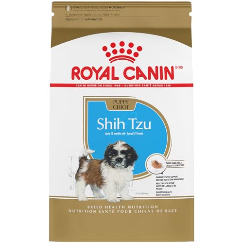 Royal Canin Shih Tzu Puppy Breed Specific Dry Dog Food, 2.5 lb bag