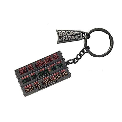 Factory Entertainment Back to The Future Time Circuit Keychain,Multi-colored,3'