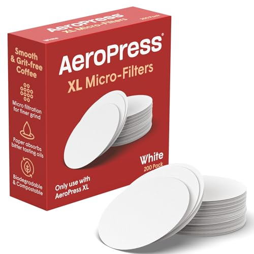 AeroPress XL Replacement Filter Pack - Micro-filters For AeroPress XL Coffee And Espresso-Style Coffee Maker, (200 count)