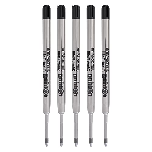 rOtring S0195390 Ball Pen Refills - Black (Pack of 5)