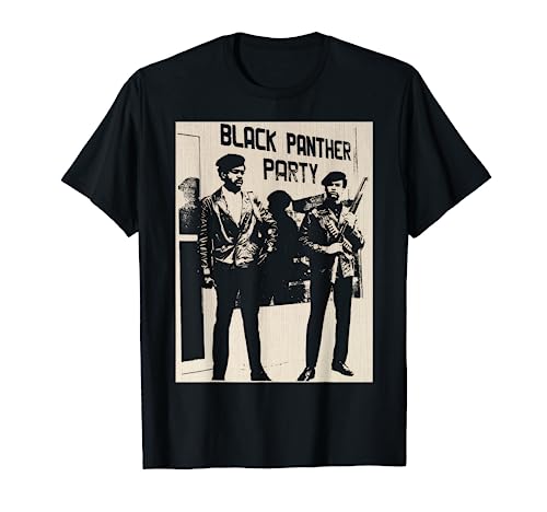 BPP Vintage Black History Self Defense Black Panthers Party T-Shirt