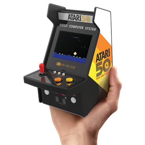 My Arcade Atari Micro Player Pro: 100 Games, 6.75' Mini Arcade Machine, Fully playable Video Game Collectible