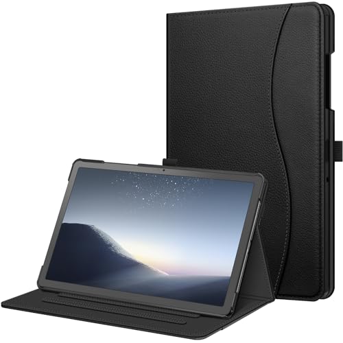 Fintie Case for Samsung Galaxy Tab A9 Plus/A9+ 5G 11 Inch 2023 Model (SM-X210/X216/X218), Multi-Angle Viewing Smart Stand Back Cover with Pocket Auto Wake/Sleep, Black