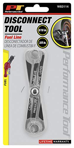 Performance Tool W83114 Scissor Fuel Line Disconnect Tool (Sizes: 5/16-Inch and 3/8-Inch), Silver