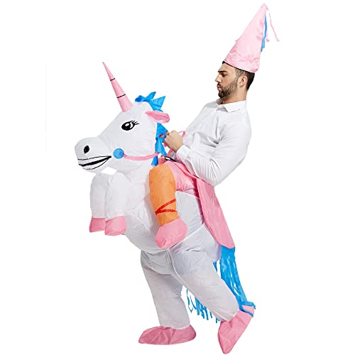 TOLOCO Inflatable Costume for Adults Unicorn Costume Blow up Costume Adult Halloween Costumes