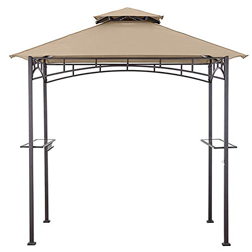 MASTERCANOPY Grill Gazebo Replacement Canopy Top for Model L-GG001PST-F (Beige)