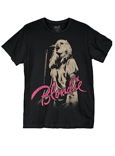 Blondie Singing T-Shirt (as1, Alpha, xx_l, Regular, Regular) Black