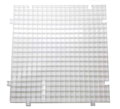 Creator's Waffle Grid 1-Pack - As Seen On HGTV/DIY Cool Tools Network - Solid Bottom Modular Surface - Glass Cutting, Small Parts, Liquid Containment, Grow Room, CPAP, Etc. - Home, Office, Shop