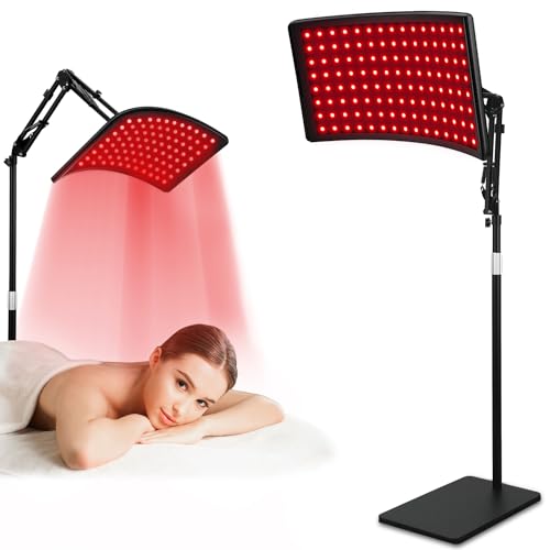 Viconor Red Light Therapy Device Lamp for Body, Infrared Light Therapy with Stand Adjustable - 660nm Red Light and 850nm Near Infrared Light for Body at Home Skin Care Pain Relief