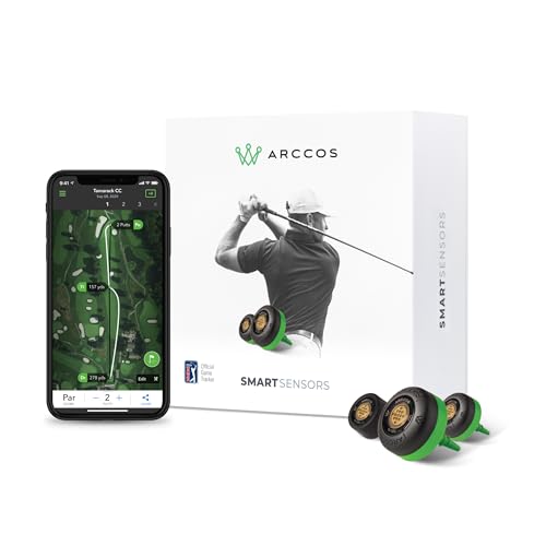 Arccos Smart Sensors - Golf's Best On Course Tracking System Featuring The First-Ever A.I. Powered GPS Rangefinder