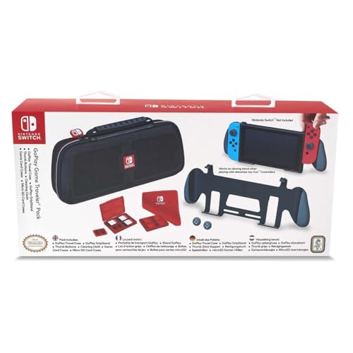 Nintendo Switch GoPlay Game Traveler Pack - Enhanced Game Play and Unparalleled Comfort, Perfect Viewing Stand, Beautiful Ballistic Nylon Case That Stores The Switch and GoPlay and Bonus Game Cases