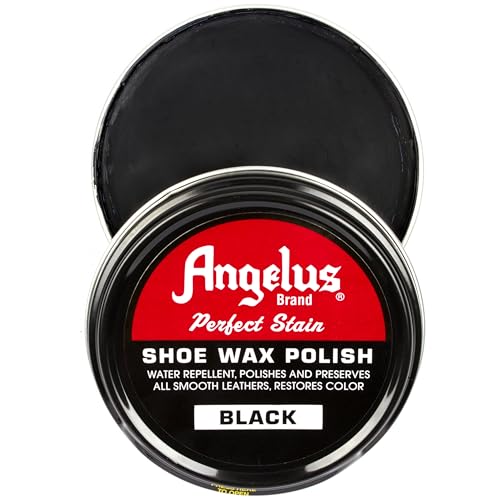 Angelus Shoe Wax Polish 3oz (Black)