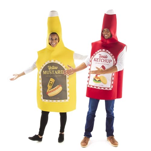 Ketchup and Mustard Couple's Halloween Costume | Funny Food
