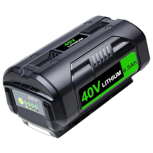 JGSPJ 6.5Ah OP4050 OP4026 Battery Replacement for Ryobi 40V Lithium Ion Battery Compatible with OP4040 OP4030 OP4060A