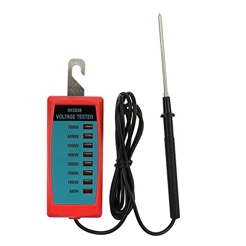 ALLOSUN GK503B NEON Electric Fence Voltage Tester and Fault Finder Max 7 kV, NOT LED, Red