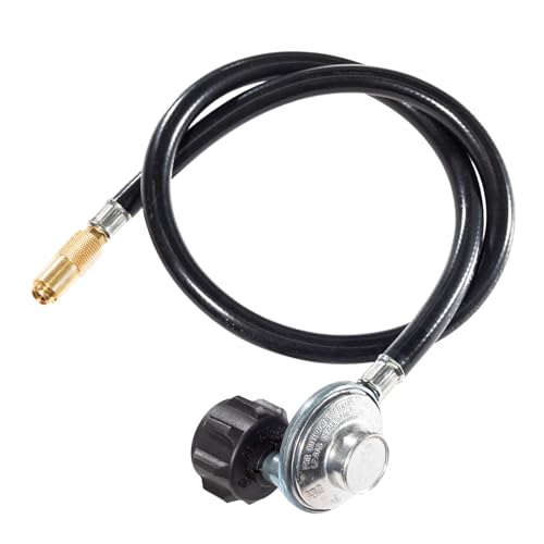 Blackstone 5471 Propane Adapter Hose & Regulator for 20 lb Tank, Gas Grill & Griddle - Weather Resistant & Corrosion Resistant - Extends Up To 3 Feet