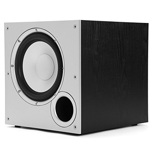Polk Audio PSW10 10' Powered Subwoofer – Power Port Technology, Up to 100 Watts, Big Bass in Compact Design, Easy Setup with Home Theater Systems, Timbre-Matched with Monitor & T-Series Polk Speakers