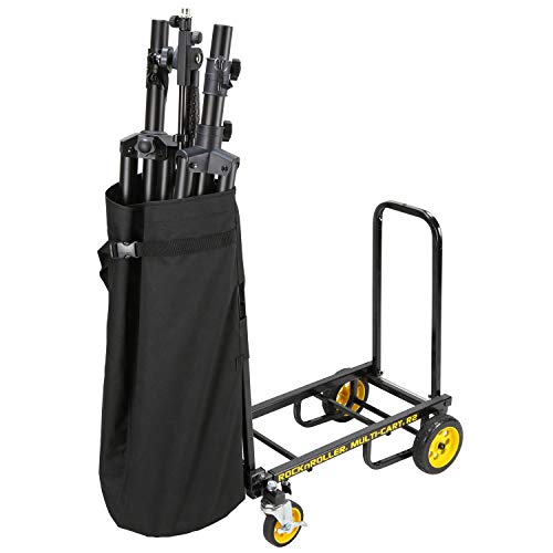 Rock-N-Roller Handle Bag with Rigid Bottom for R2 Multi-Carts (RSAHBR2) Black