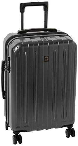 DELSEY Paris Titanium Hardside Expandable Luggage with Spinner Wheels, Graphite, Carry-On 21 Inch