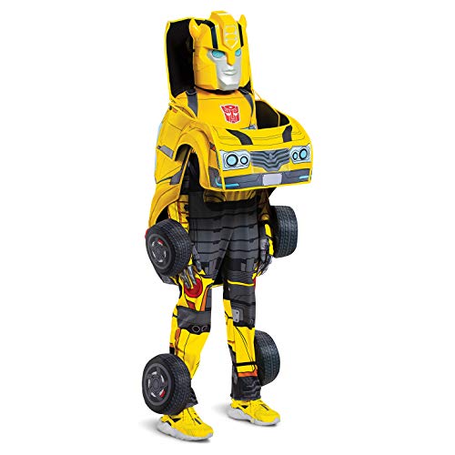 Disguise Transformers Kids Bumblebee Converting Costume - 4/6, Yellow