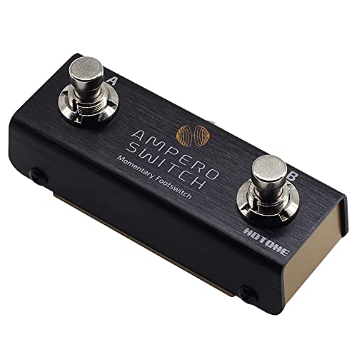 Hotone Dual Footswitch Pedal Momentary 2-Way Pedal Foot Switch Controller Ampero Switch 6.35 mm