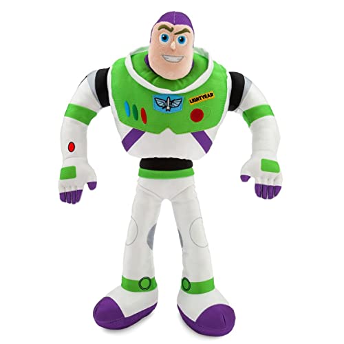 Disney Pixar 17-Inch Buzz Lightyear Plush Toy, Iconic Character from Toy Story, Perfect for Kids Ages 0+