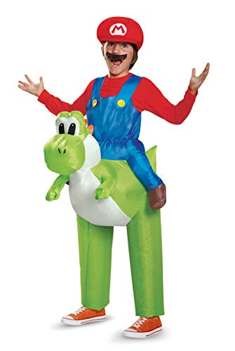 Mario Riding Yoshi Child Costume, One Color, One Size Child