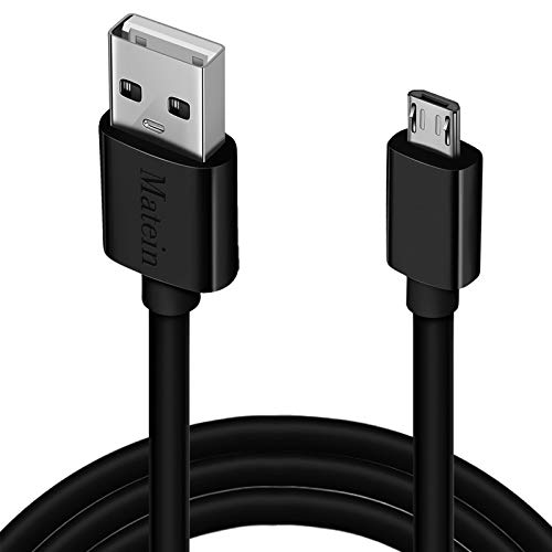 MATEIN Android Charging Cable, 15Ft Charger Cable for PS4 Xbox One Controller, Sturdy Micro USB Cord Fast Charging Sync Wire for Samsung Galaxy S7 Edge S6 S5,LG,Moto G5,Black