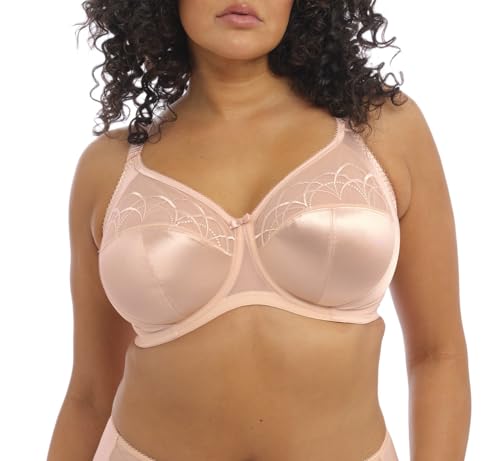 Elomi Women Plus Size Full Coverage Underwire Bra, Latte, 38H