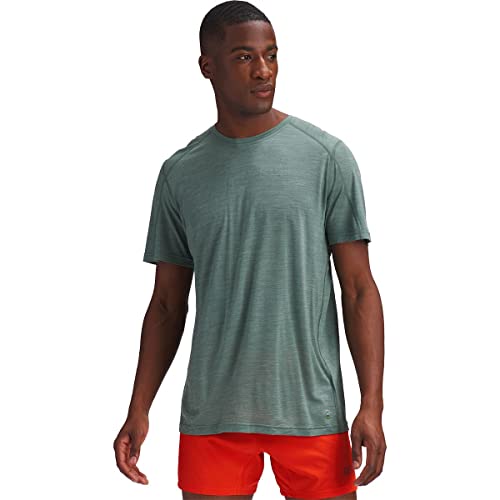 Smartwool SW016552F72M Men's Merino Sport 120 Mountain Biking Short Sleeve Tee Sage Heather M