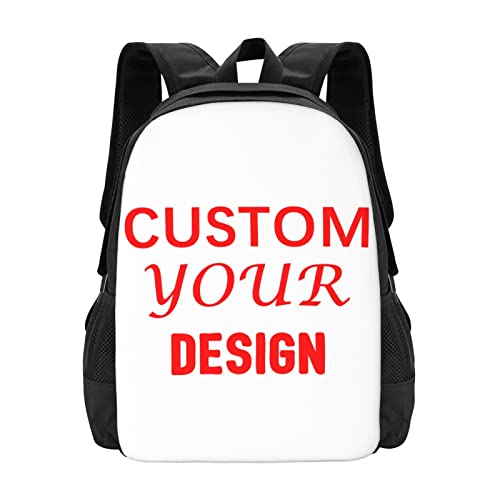 YIETIFOU Custom Laptop Backpack Personalized Large Capacity Shoulder Add Your Own Name Travel Backpack