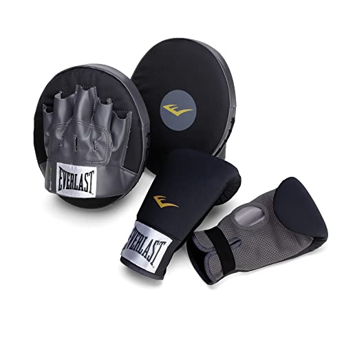 Everlast 3010 Boxing Fitness Kit, Black/Grey