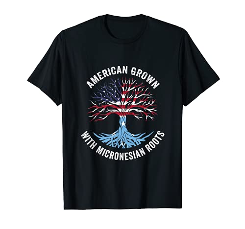 USA American Grown With Micronesian Roots Micronesia T-Shirt