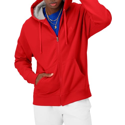 Champion Men's Zip-Up Hoodie, Powerblend, Zip-Up Hoodie Sweatshirt for Men (Reg. or Big & Tall)