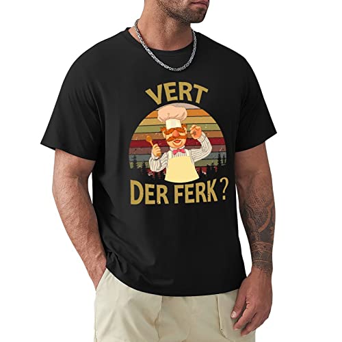 Funny Swedish Chef Retro Vintage Man's Motion Tee Athletic Workwear Gift T-Shirt Costume for Men