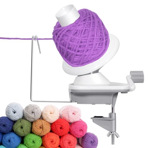 Yarn Winder, Yarn Ball Winder for Crocheting, Knitting Wool Winder Holder, Needlecraft Yarn Ball Winder Hand Operated,Knitting Supplies