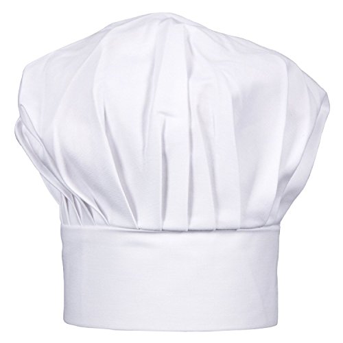 CHEFSKIN Baby Toddler White Chef Hat Adjustable Fits Babies Newborns Toddlers 06-18 Mos