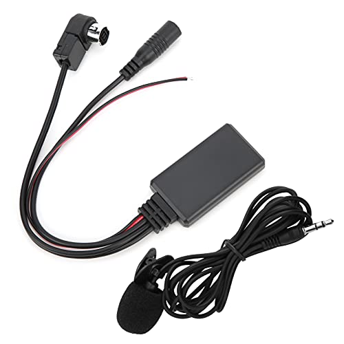 Alpine Cda 9883 Bluetooth Adapter,Cda 9857 Bluetooth,In Car Audio Visual Equipment,Bluetooth 5.0 AUX Cable Adapter with Microphone Handsfree Fit for CDA-9857 CDA-9886 CDA-117