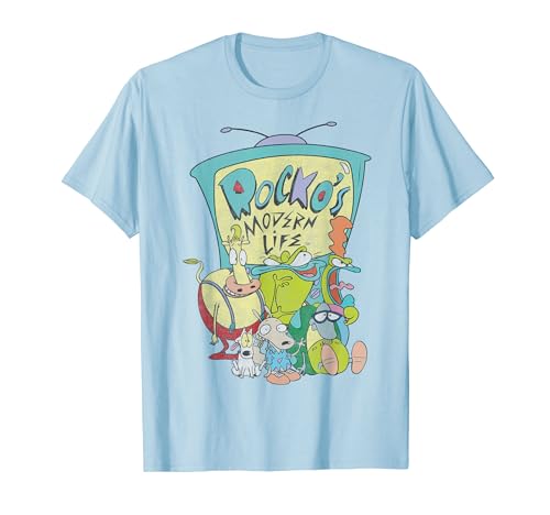 Nickelodeon Rocko's Modern Life TV Cast T-Shirt T-Shirt