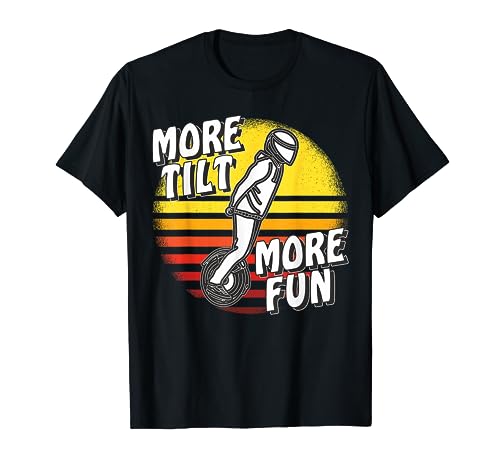 More Tilt More Fun Unicycle Electric Unicycle Solowheel T-Shirt