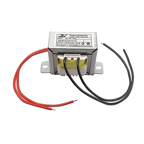 XZGm Input AC 110V -120V Output AC 12V 10VA Power Transformer for Sychronous Motor，Address Light，Fountain，Furnace，Dewalt Portable jobsite Radio，Speaker Protection Circuit。