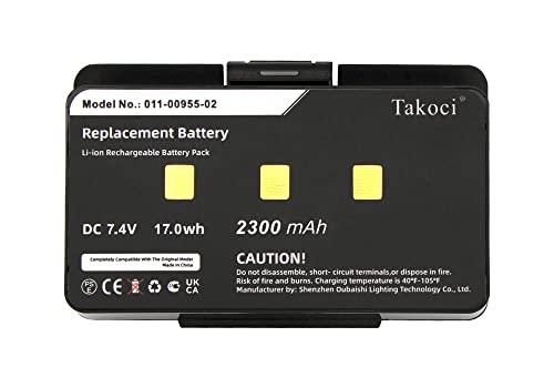 Gikysuiz 2300mAh Replacement Battery for Garmin GPSMAP 276 296 376 378 396 478 495 496 GPS Devices,fits Part Number 010-10517-02 Garmin Lithium-Ion Replacement Battery