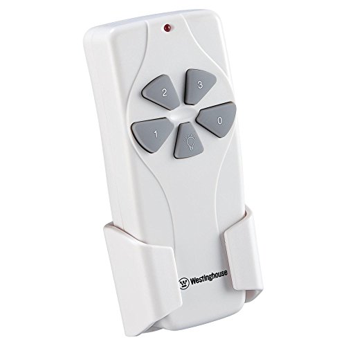 Westinghouse 7787000 Ceiling Fan and Light Remote Control, White