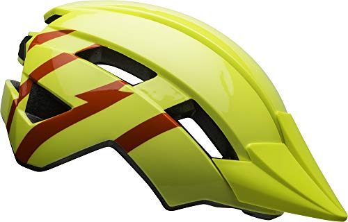 BELL Sidetrack II Youth Bike Helmet - Strike Gloss Hi-Viz/Red (2023), Universal Youth (50-57 cm)