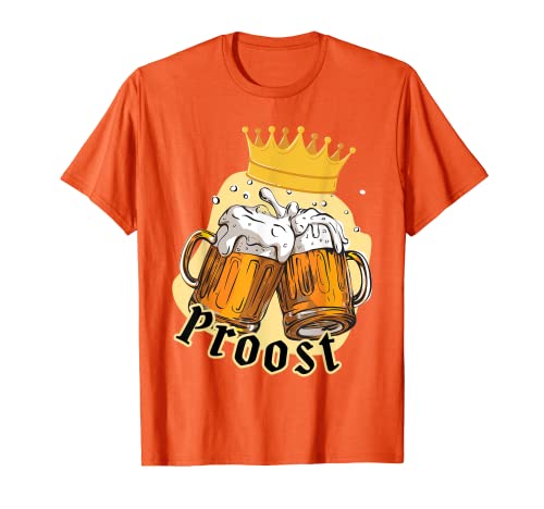 Kings Day T-shirt Netherlands & Holland Proost | Koningsdag T-Shirt